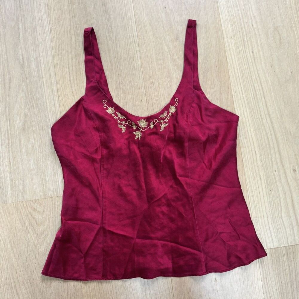 100% Silk Vintage Victoria's Secret Slip Top